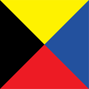 Code Flag Magnet - Z