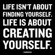 Creating Yourself - Quotable Magnet