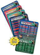 Custom Football Schedule Magnet Rectangle Custom Football Schedule Magnet Rectangle