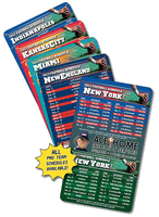 Custom Sports Schedule Magnets