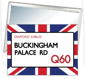 Diamond Jubilee Buckingham Palace Rd Pocket Mirror