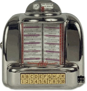 Diner Style Jukebox Magnet