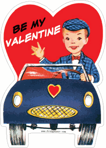 Driver Be My Valentine Magnet