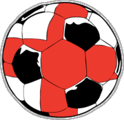 England Soccer Ball Car Magnet
