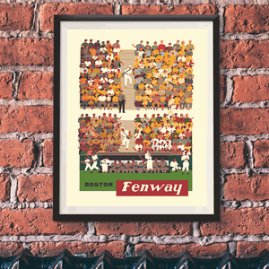 Fenway Park Dugout & Stands 11 x 14 Print