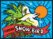 Florida Snowbird Car Magnet       