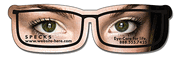 Glasses Shape Custom Magnet