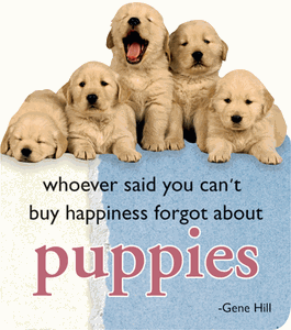Golden Retriever Puppies Wit & Wisdom Magnet