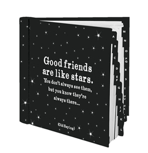 Good Friends Are Like Stars Address Book