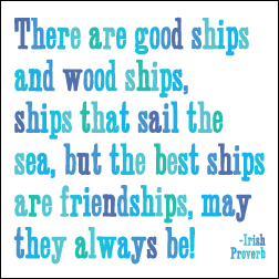 Good Ships and Wood Ships Quotable Magnet Good Ships and Wood Ships Quotable Magnet