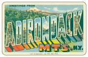 Greetings From Adirondack Mountains Magnet