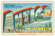 Greetings From Antigo WI Car Magnet