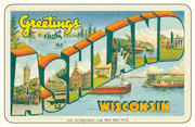 Greetings From Ashland WI Car Magnet