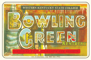 Greetings From Bowling Green KY Car Magnet