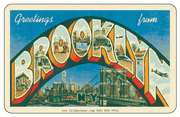 Greetings From Brooklyn NY Car Magnet