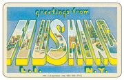 Greetings From Flushing NY Car Magnet