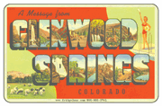 Greetings From Glenwood Springs CO Car Magnet