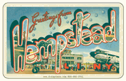 Greetings From Hempstead NY Car Magnet