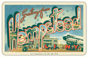 Greetings From Hempstead NY Car Magnet