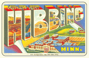 Greetings From Hibbing MN Car Magnet   