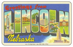 Greetings From Lincoln NE Car Magnet