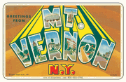 Greetings From Mt Vernon NY Car Magnet