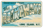 Greetings From Rockaways NY Car Magnet