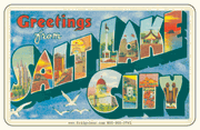 Greetings From Salt Lake City UT Magnet