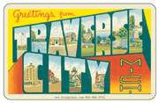 Greetings From Traverse City MI Car Magnet