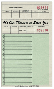 Guest Check Dry Erase Memo Magnet