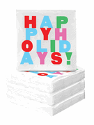 Happy Holidays Cocktail Napkins