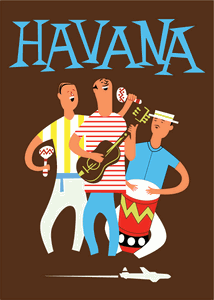 Havana Cuba Band Magnet