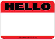 Hello Name Tag Style Dry Erase Magnet