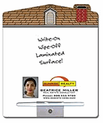 House Shape Magnetic Memo Board