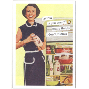 I Don't Tolerate Blank Card                  