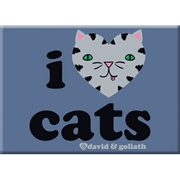 I Heart Cats Magnet  