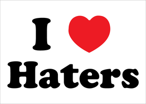 I Heart Haters Magnet I Heart Haters Magnet