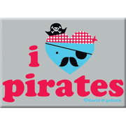 I Heart Pirates Magnet           
