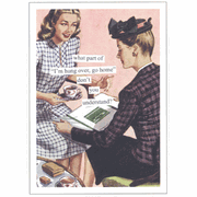 I'm Hung Over Greeted Everyday Card