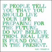 In The Present - Leo Tolstoy Magnet