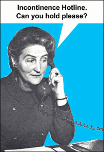 Incontinence Hotline Card      