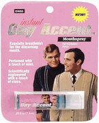 Instant Gay Accent Mouth Spray