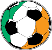 Ireland Soccer Ball Car Magnet