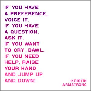 Jump Up And Down - K. Armstrong Quotable Cards