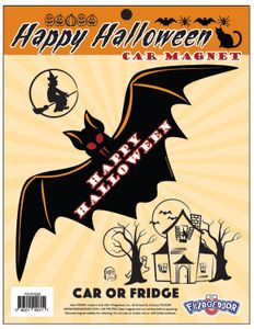 Large Halloween Bat Car Magnet