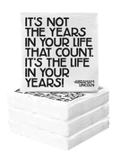 Lincoln Life In Your Years Cocktail Napkins