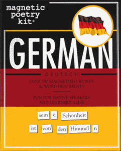 Magnetic Poetry German Kit