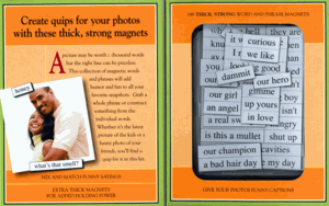 Magnetic Poetry Photo Quips