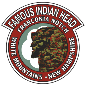 Man in The Mountain Franconia Notch NH Magnet
