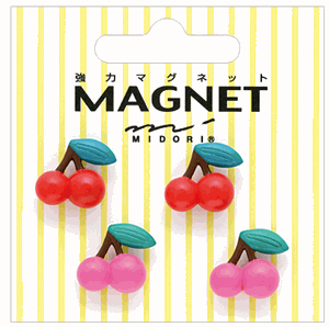 Midori Cherry Magnets 4-Pk